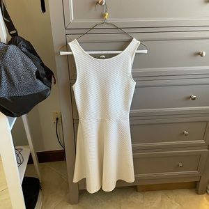 H&M Divided brand white skater dress